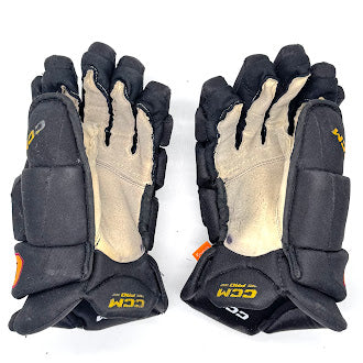 Gants de hockey CCM HGJSPP Pro Stock d'occasion (noir/or/marron) n° 4